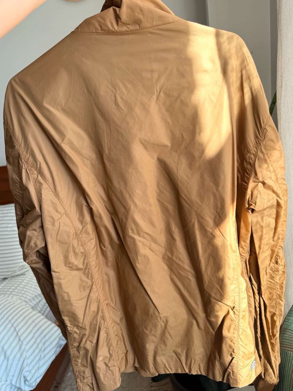 COLMAR Originals Men's Light Brown Windbreaker / Rain Jacket - Size 52 - Picture 2 of 6